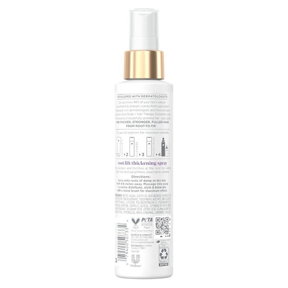 Dove Scalp + Hair Therapy Density Boost Root Lift Thickening Spray - Picture 6 of 10